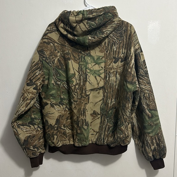 Vtg swingster realtree camo hooded jacket mens Large - Picture 2 of 4